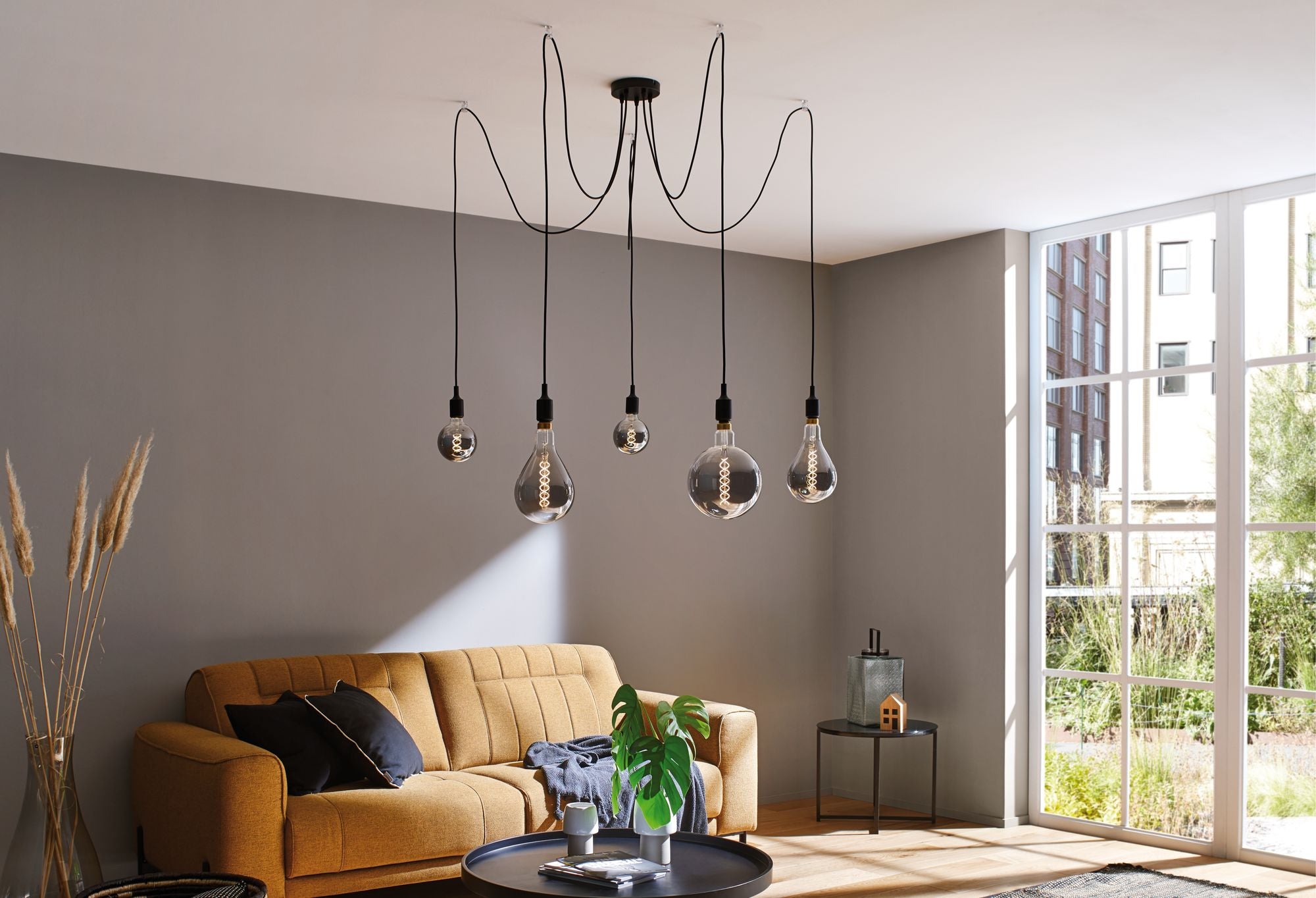 Paulmann LED BigGlobe fil 300lm E27 2700K dim smk 7W doppel spiral