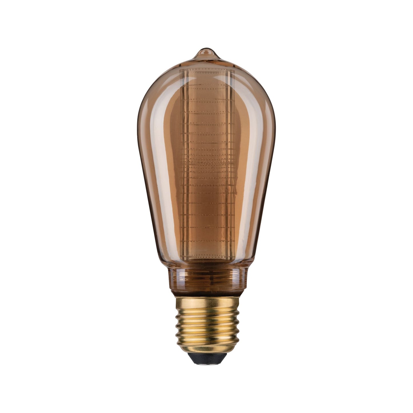 Paulmann LED Vintage-Kolben ST64 Inner Glow 4W E27 Gold mit Innenkolben Ringmuster