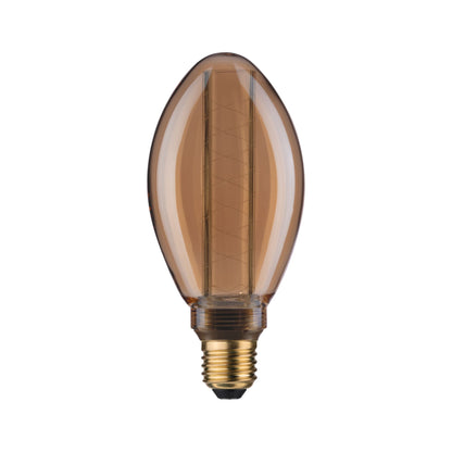 Paulmann LED Vintage-Birne B75 Inner Glow 4W E27 Gold mit Innenkolben Spiralmuster