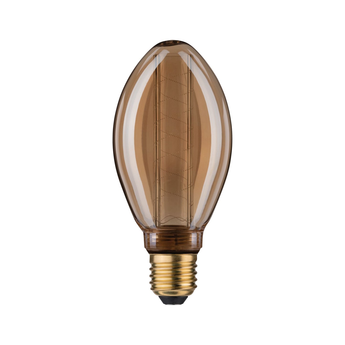 Paulmann LED Vintage-Birne B75 Inner Glow 4W E27 Gold mit Innenkolben Spiralmuster