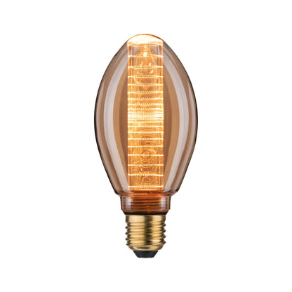 Paulmann LED Vintage-Birne B75 Inner Glow 4W E27 Gold mit Innenkolben Ringmuster