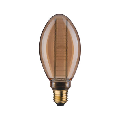 Paulmann LED Vintage-Birne B75 Inner Glow 4W E27 Gold mit Innenkolben Ringmuster