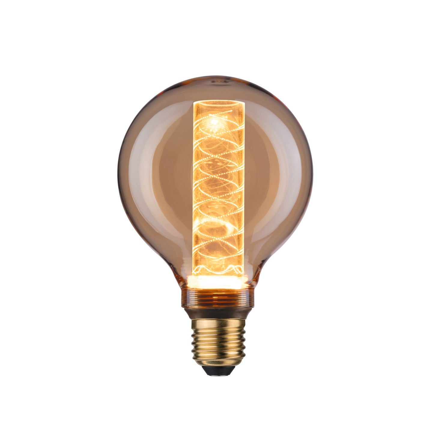 Paulmann LED Vintage-Globe G95 Inner Glow 4W E27 Gold mit Innenkolben Spiralmuster