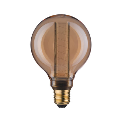 Paulmann LED Vintage-Globe G95 Inner Glow 4W E27 Gold mit Innenkolben Spiralmuster