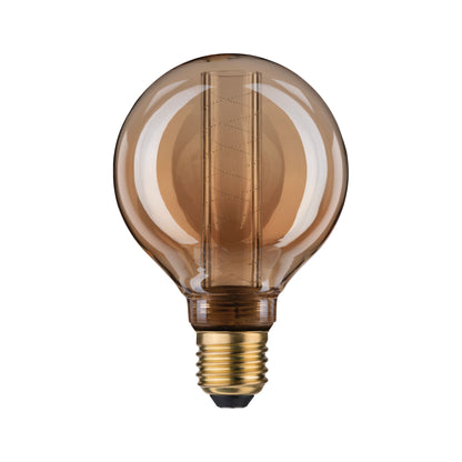 Paulmann LED Vintage-Globe G95 Inner Glow 4W E27 Gold mit Innenkolben Spiralmuster