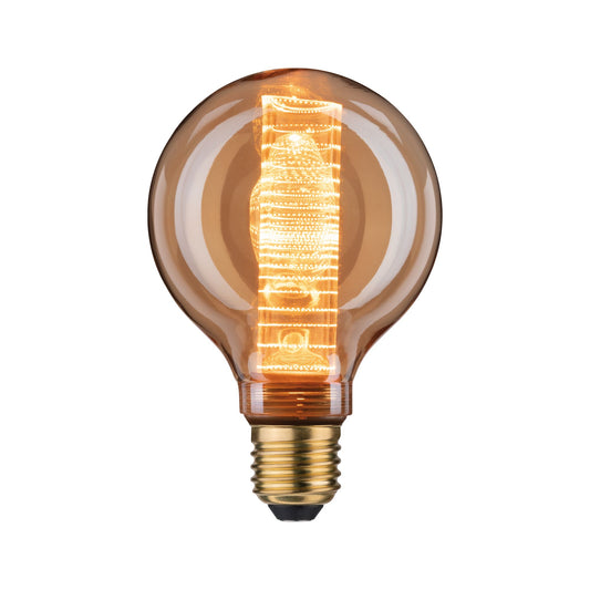 Paulmann LED Vintage-Globe G95 Inner Glow 4W E27 Gold mit Innenkolben Ringmuster