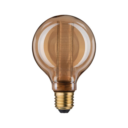 Paulmann LED Vintage-Globe G95 Inner Glow 4W E27 Gold mit Innenkolben Ringmuster