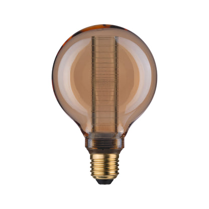 Paulmann LED Vintage-Globe G95 Inner Glow 4W E27 Gold mit Innenkolben Ringmuster