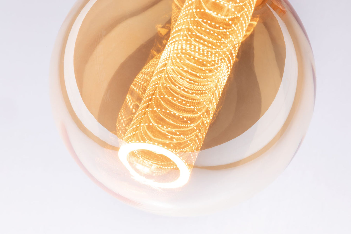 Paulmann LED Vintage-Globe G95 Inner Glow 4W E27 Gold mit Innenkolben Ringmuster