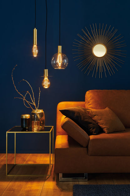 Paulmann LED Vintage-Globe G95 Inner Glow 4W E27 Gold mit Innenkolben Ringmuster