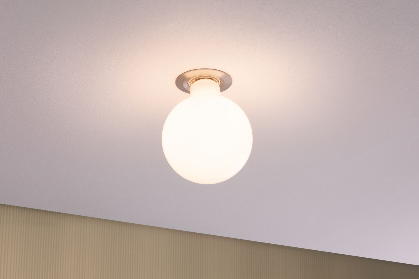Paulmann LED Globe 80 5,6 Watt E27 Opal Warmweiß dimmbar