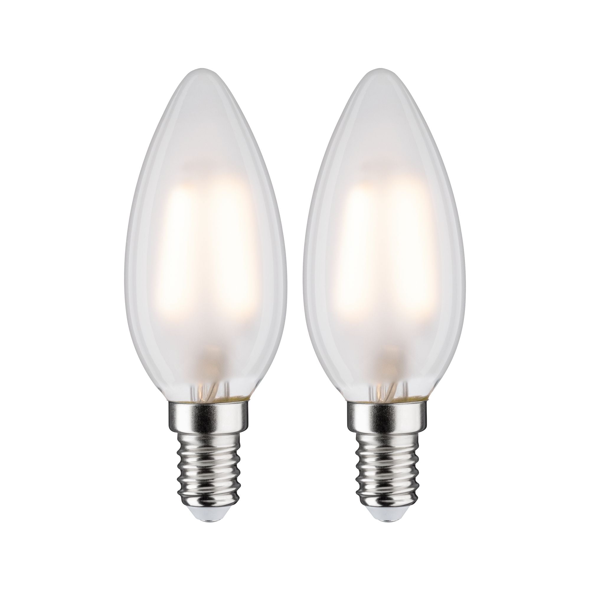 Paulmann LED Kerze 3 Watt E14 Matt Warmweiß 2er-Pack