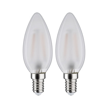 Paulmann LED Kerze 3 Watt E14 Matt Warmweiß 2er-Pack