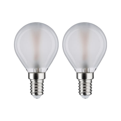 Paulmann LED Tropfen 3 Watt E14 Matt Warmweiß 2er-Pack