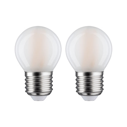 Paulmann LED Tropfen 5 Watt E27 Matt Warmweiß 2er-Pack