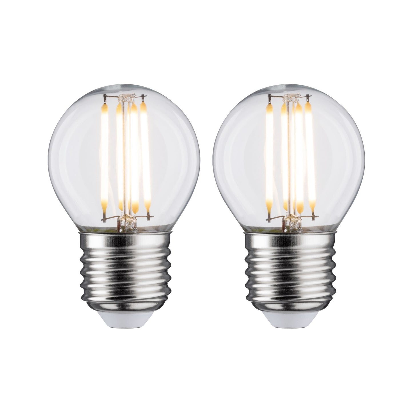 Paulmann LED Tropfen 5 Watt E27 Klar Warmweiß 2er-Pack