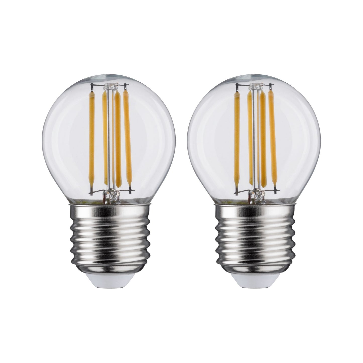 Paulmann LED Tropfen 5 Watt E27 Klar Warmweiß 2er-Pack