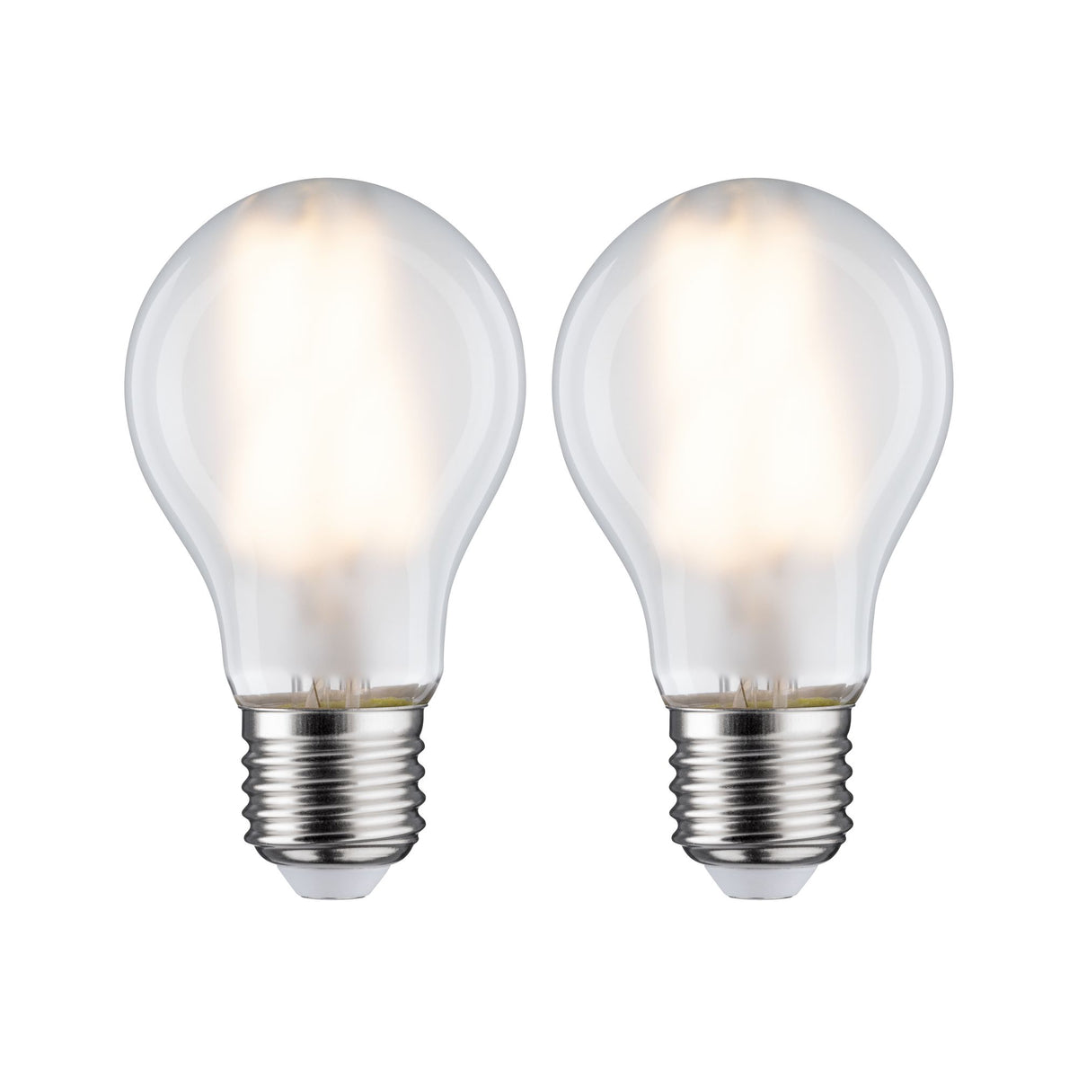 Paulmann LED Standardform 7 Watt E27 Matt Warmweiß 2er-Pack