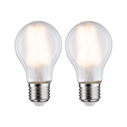 Paulmann LED Standardform 7 Watt E27 Matt Warmweiß 2er-Pack
