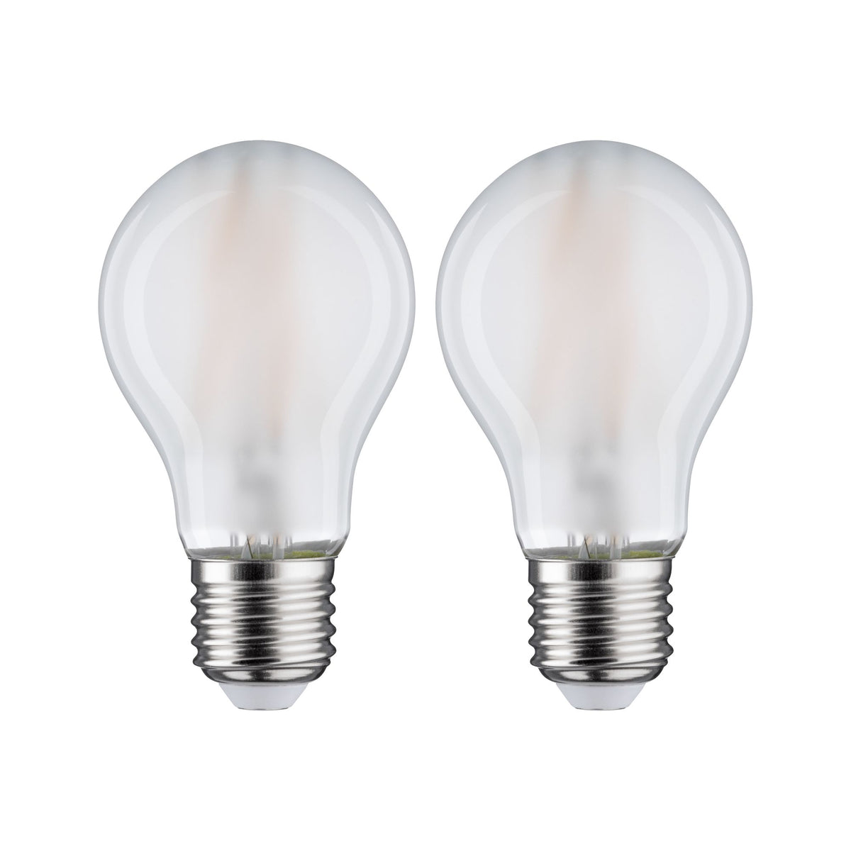 Paulmann LED Standardform 7 Watt E27 Matt Warmweiß 2er-Pack