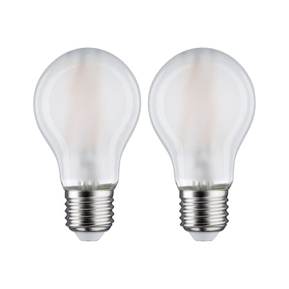 Paulmann LED Standardform 7 Watt E27 Matt Warmweiß 2er-Pack