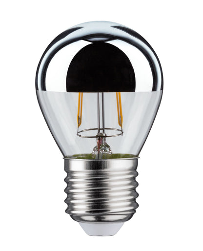 Paulmann LED Tropfen 2,6 Watt E27 Kopfspiegel Silber Warmweiß