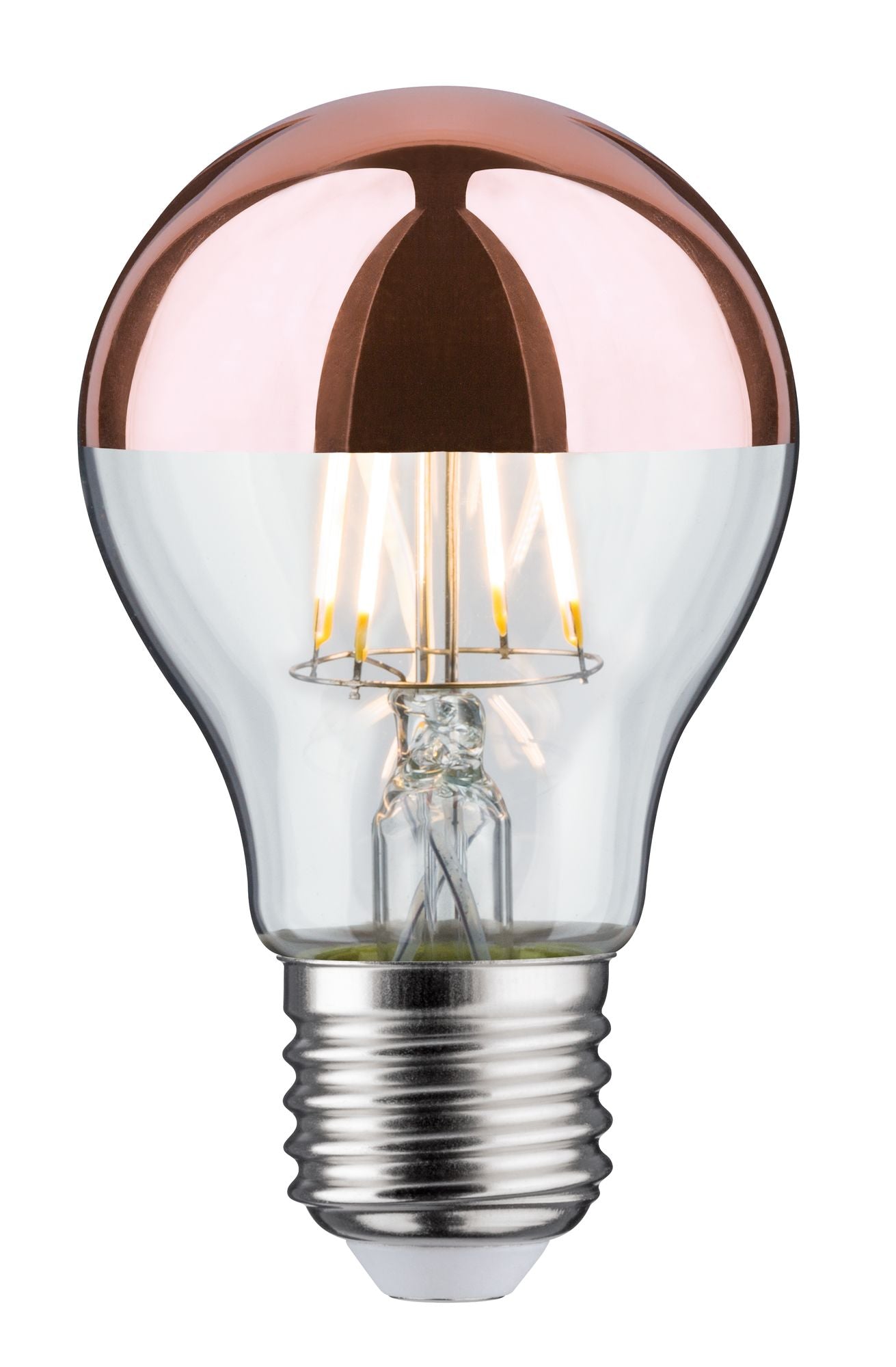 Paulmann LED Standardform 6,5 Watt E27 Kopfspiegel Kupfer Warmweiß