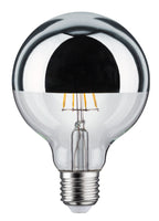 Paulmann LED Globe 4,8 Watt E27 Kopfspiegel Silber Warmweiß