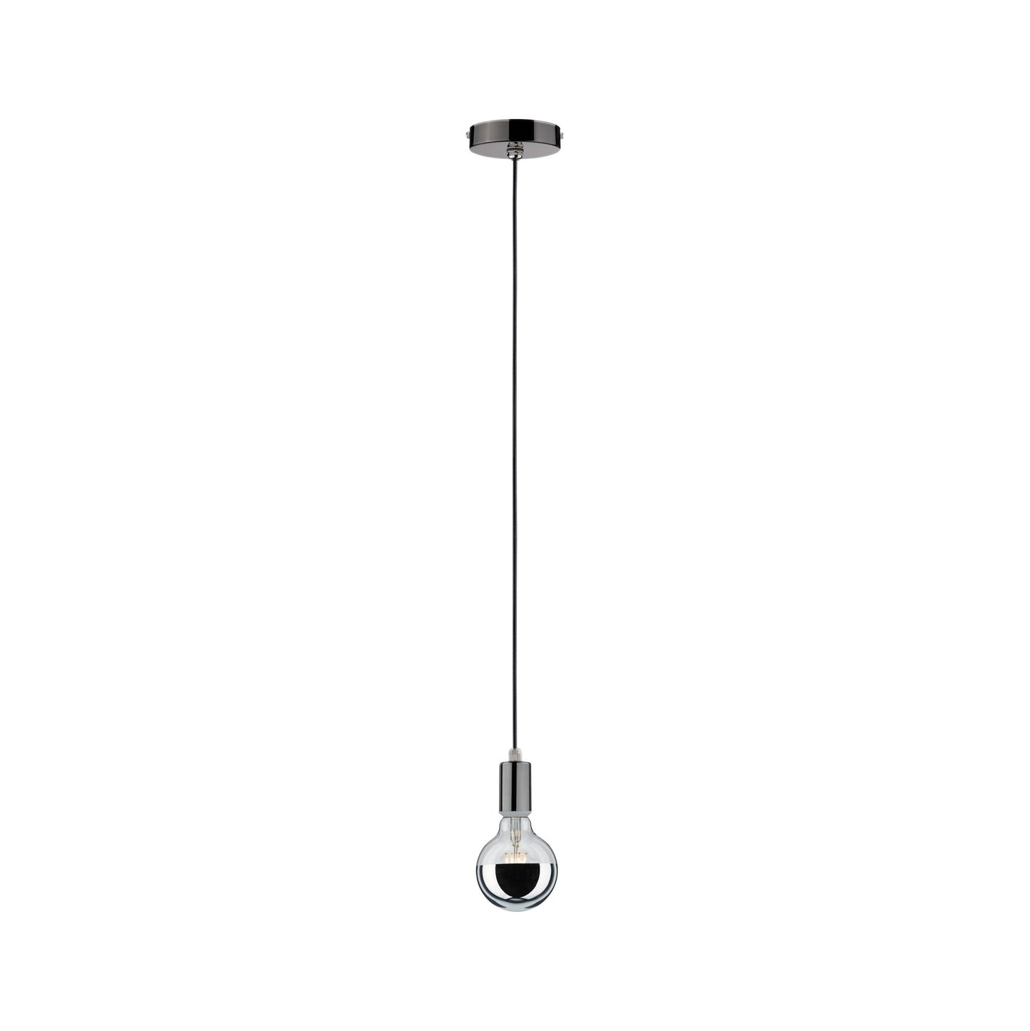 Paulmann LED Globe 6,5 Watt E27 Kopfspiegel Silber Warmweiß dimmbar
