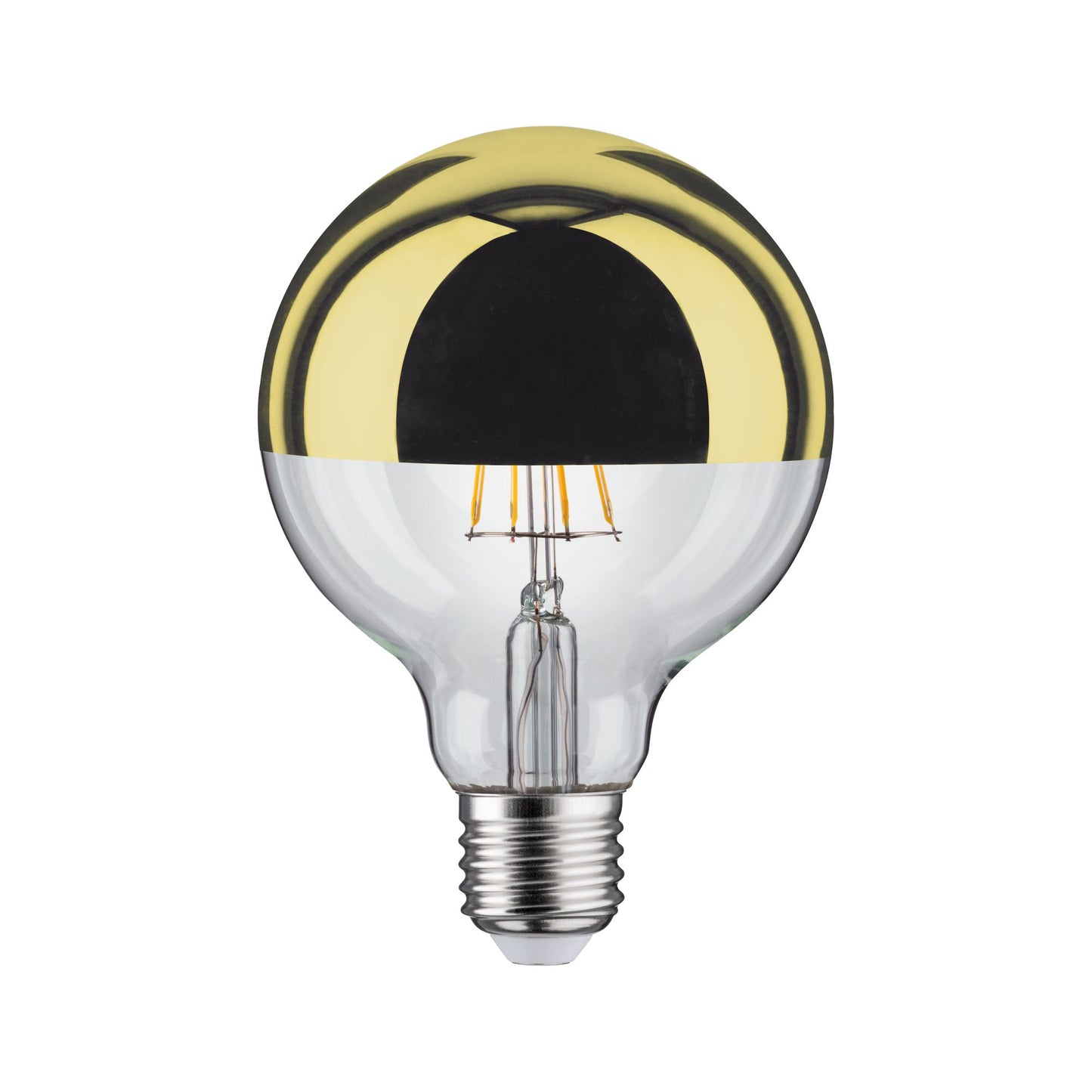 Paulmann LED Globe 6,5 Watt E27 Kopfspiegel Gold Warmweiß dimmbar