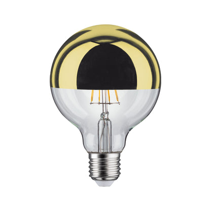 Paulmann LED Globe 6,5 Watt E27 Kopfspiegel Gold Warmweiß dimmbar
