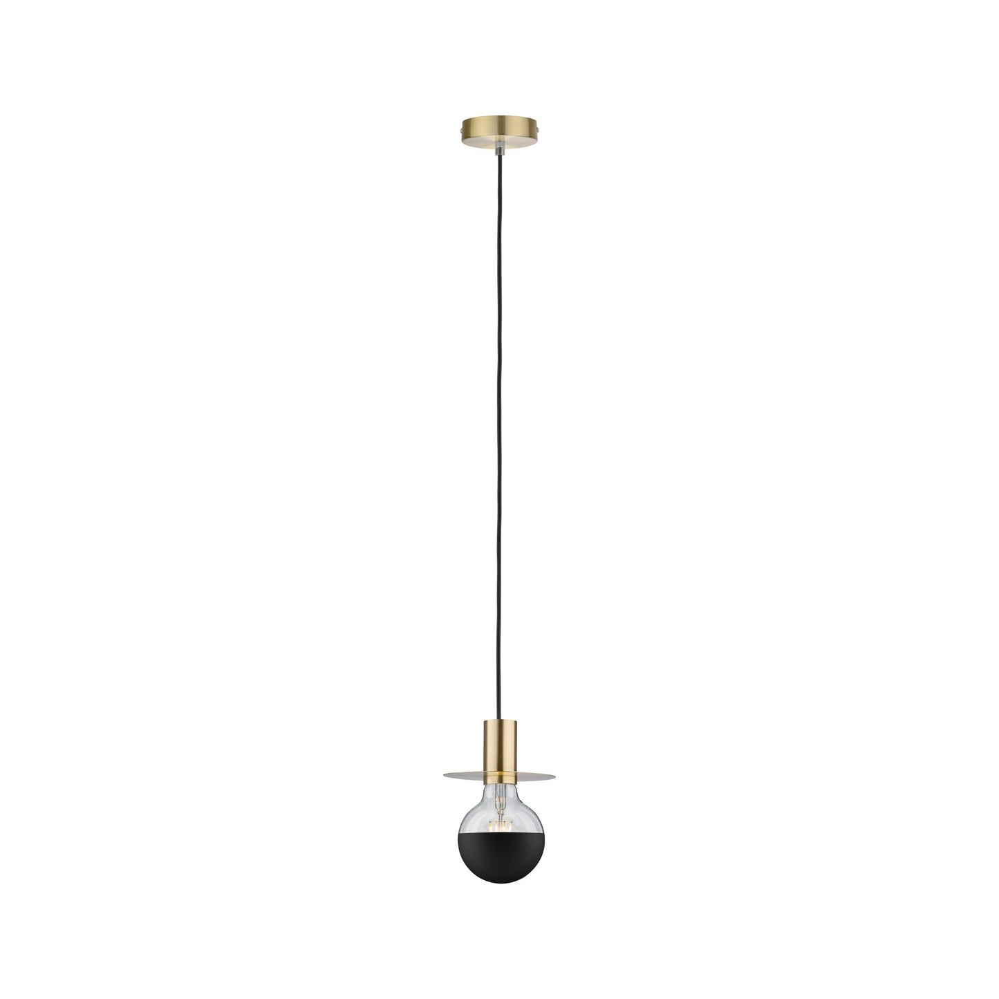 Paulmann LED Globe 6,5 Watt E27 Kopfspiegel Schwarz matt Warmweiß dimmbar