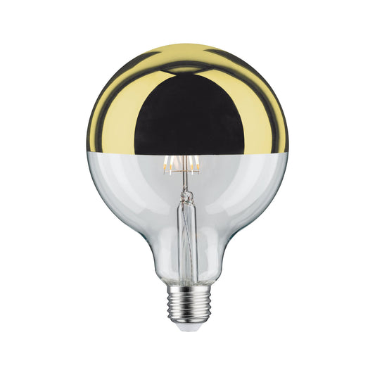 Paulmann LED Globe 6,5 Watt E27 Kopfspiegel Gold Warmweiß dimmbar