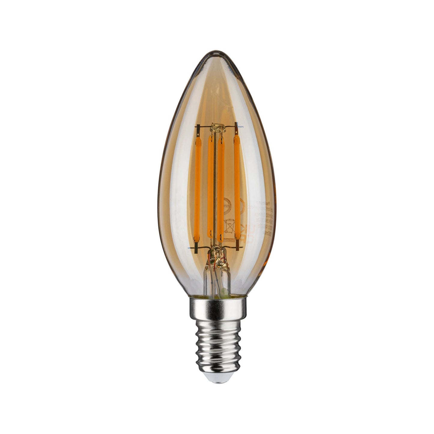 Paulmann LED Kerze 4,7 Watt E14 Gold Goldlicht
