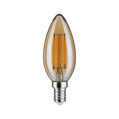 Paulmann LED Kerze 4,7 Watt E14 Gold Goldlicht