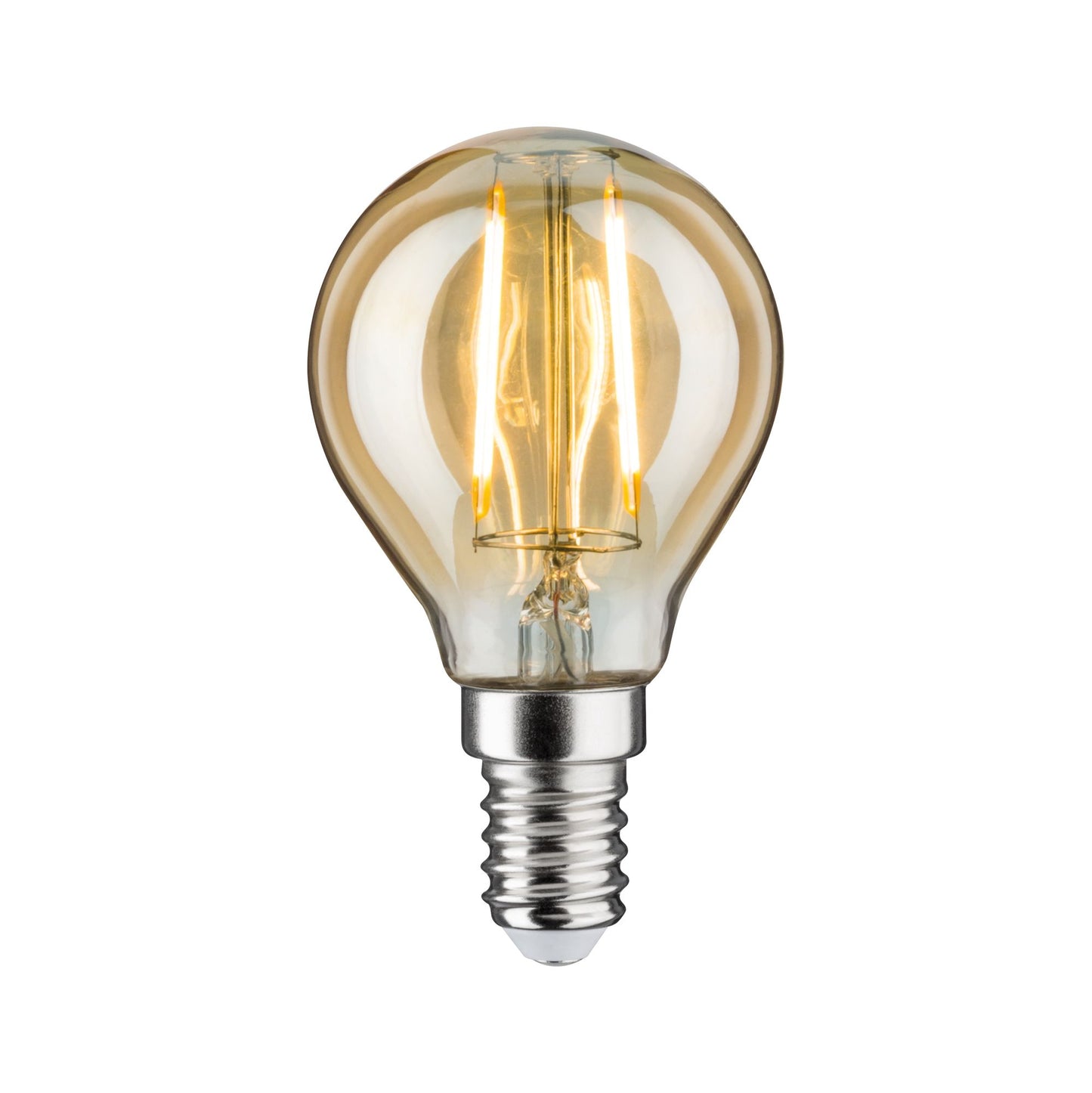 Paulmann LED Tropfen 4,7 Watt E14 Gold Goldlicht dimmbar