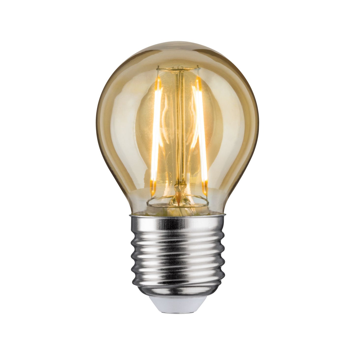 Paulmann LED Tropfen 4,7 Watt E27 Gold Goldlicht dimmbar