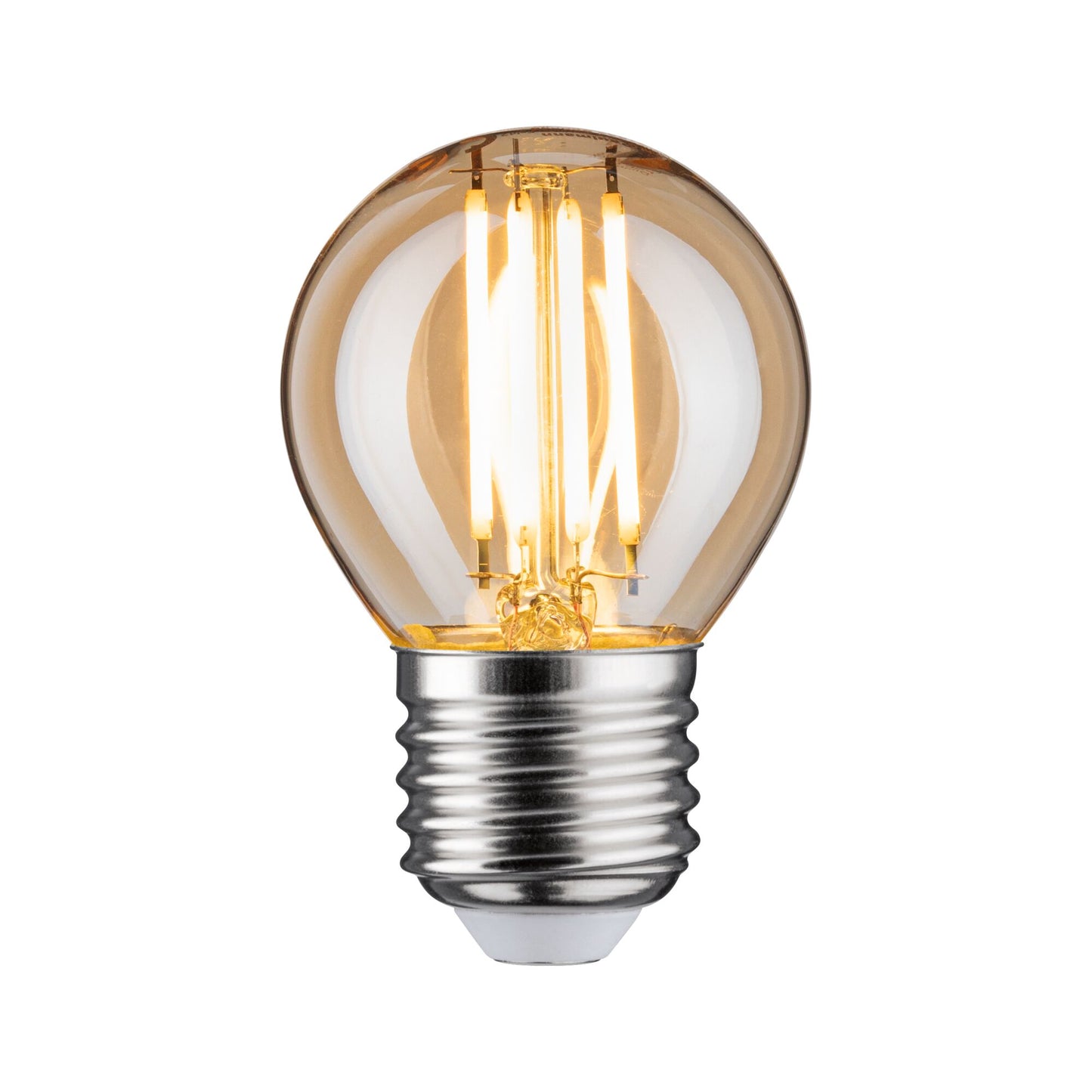 Paulmann LED Tropfen 4,7 Watt E27 Gold Goldlicht dimmbar