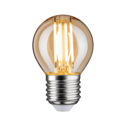 Paulmann LED Tropfen 4,7 Watt E27 Gold Goldlicht dimmbar
