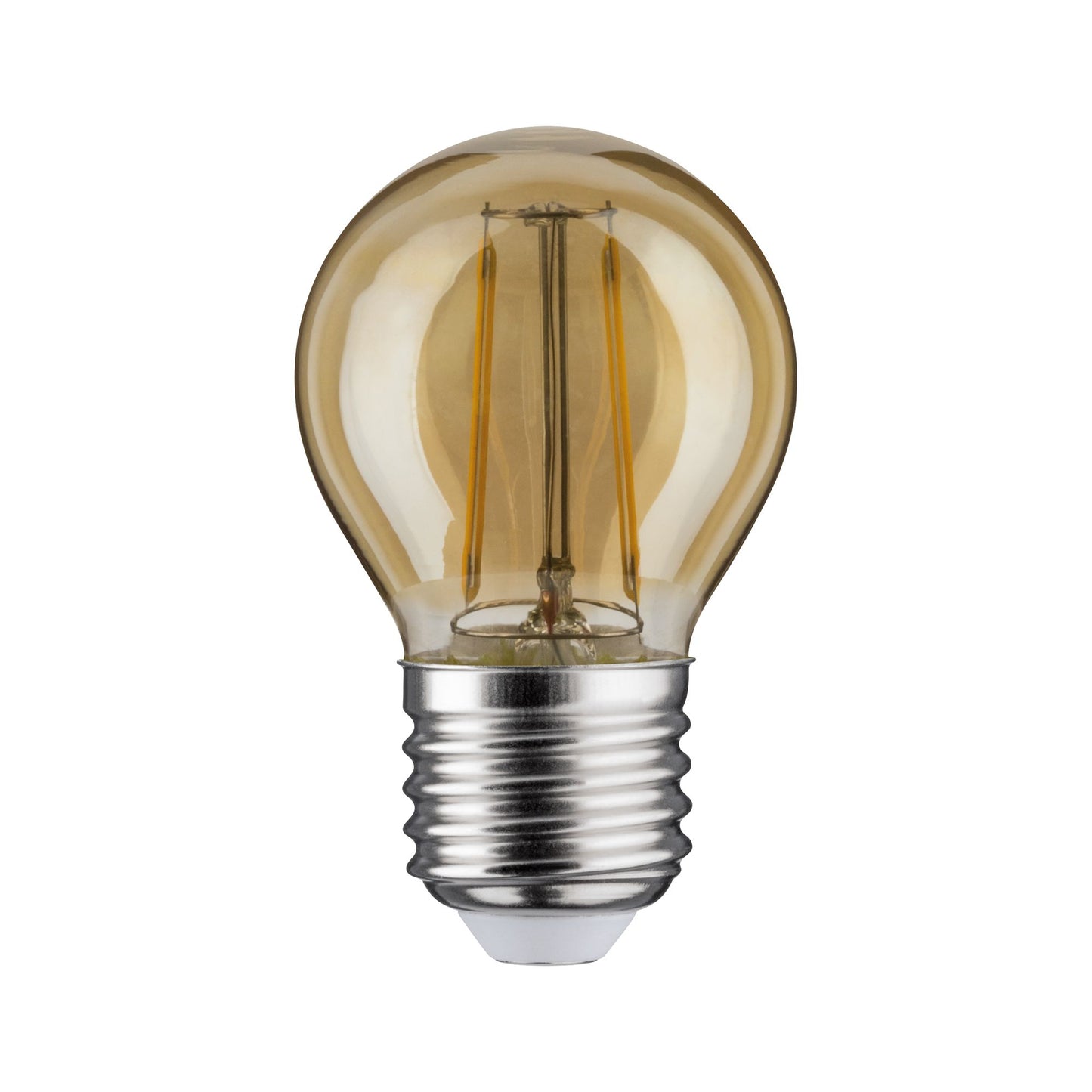 Paulmann LED Tropfen 4,7 Watt E27 Gold Goldlicht dimmbar