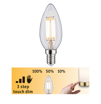 Paulmann LED Kerze 5 Watt E14 2.700K touch dim