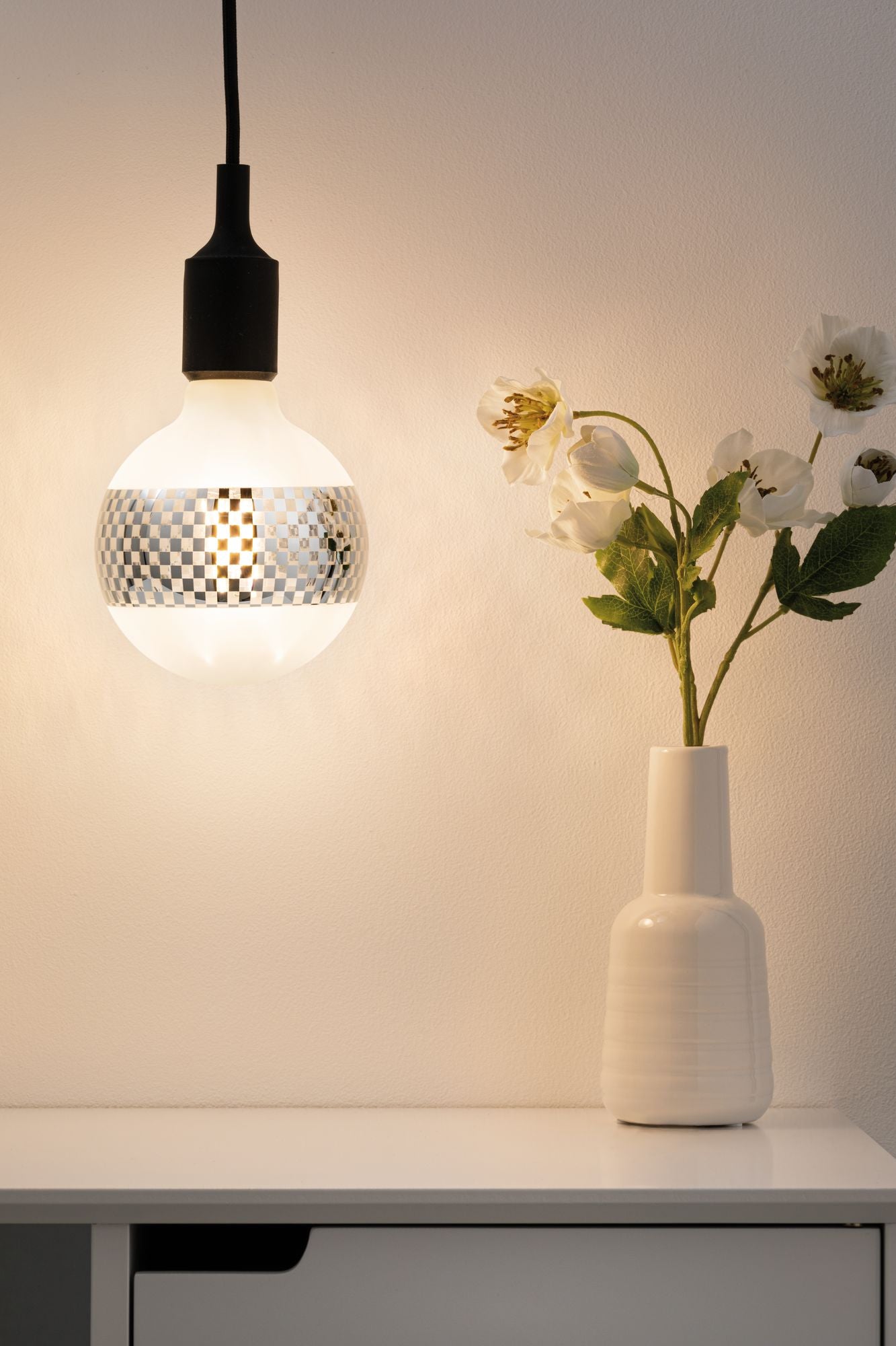 Paulmann LED G125 Ringsp kar 470lm E27 sil dim 2600K 230V