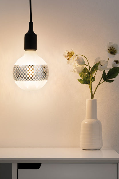 Paulmann LED G125 Ringsp kar 470lm E27 sil dim 2600K 230V