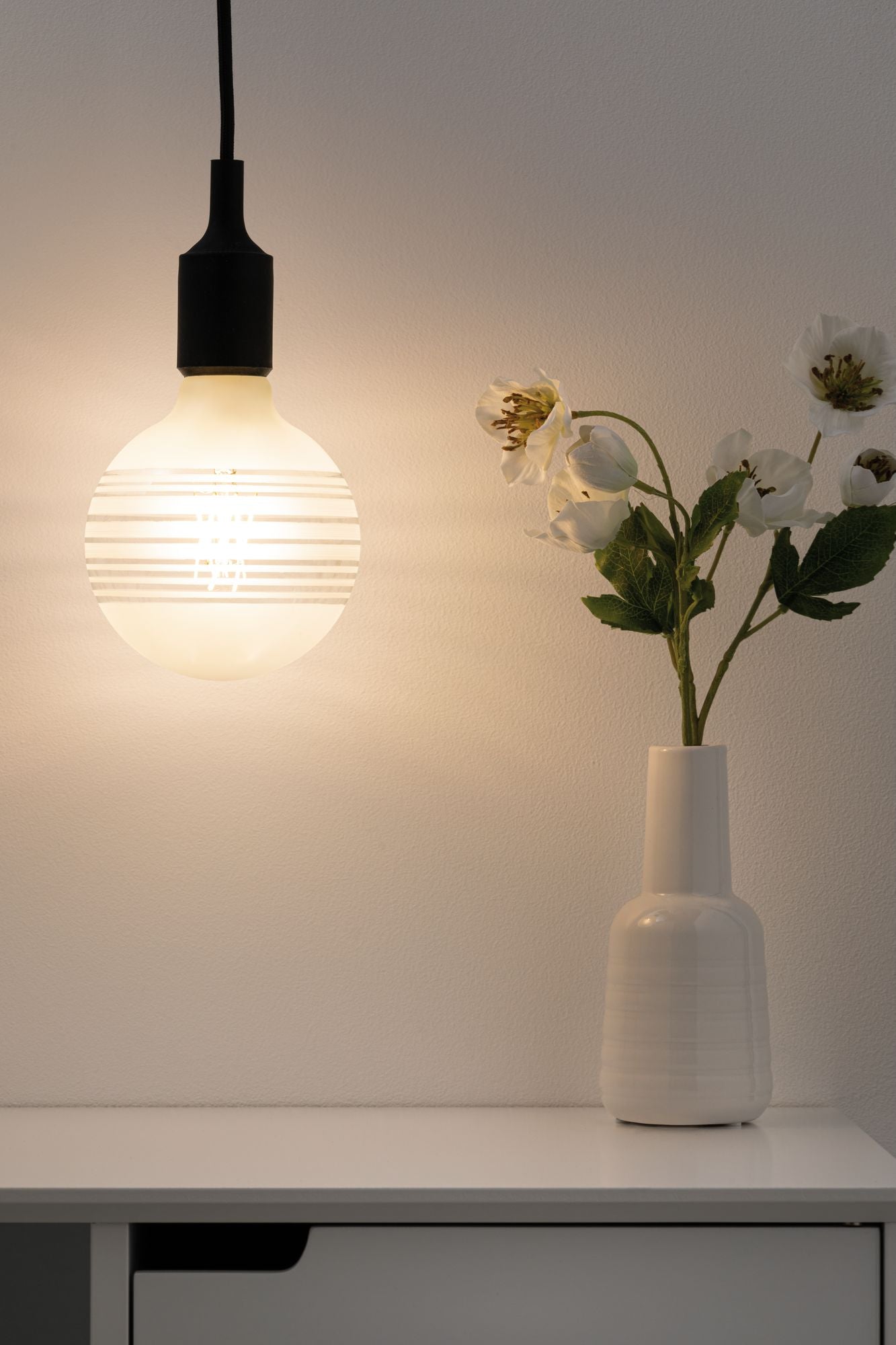 Paulmann LED G125 Ringsp lin 470lm E27 ws dim 2600K 230V