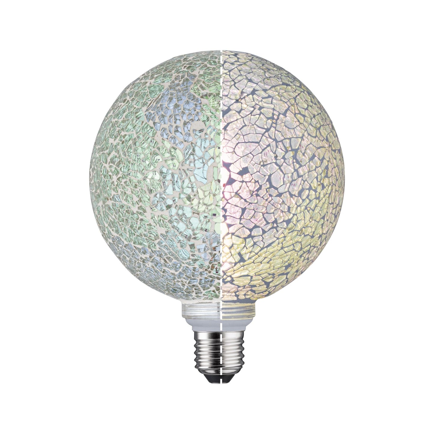 Paulmann LED G125 Miracle Mosaic 470lm white dim E27 2700K 230V