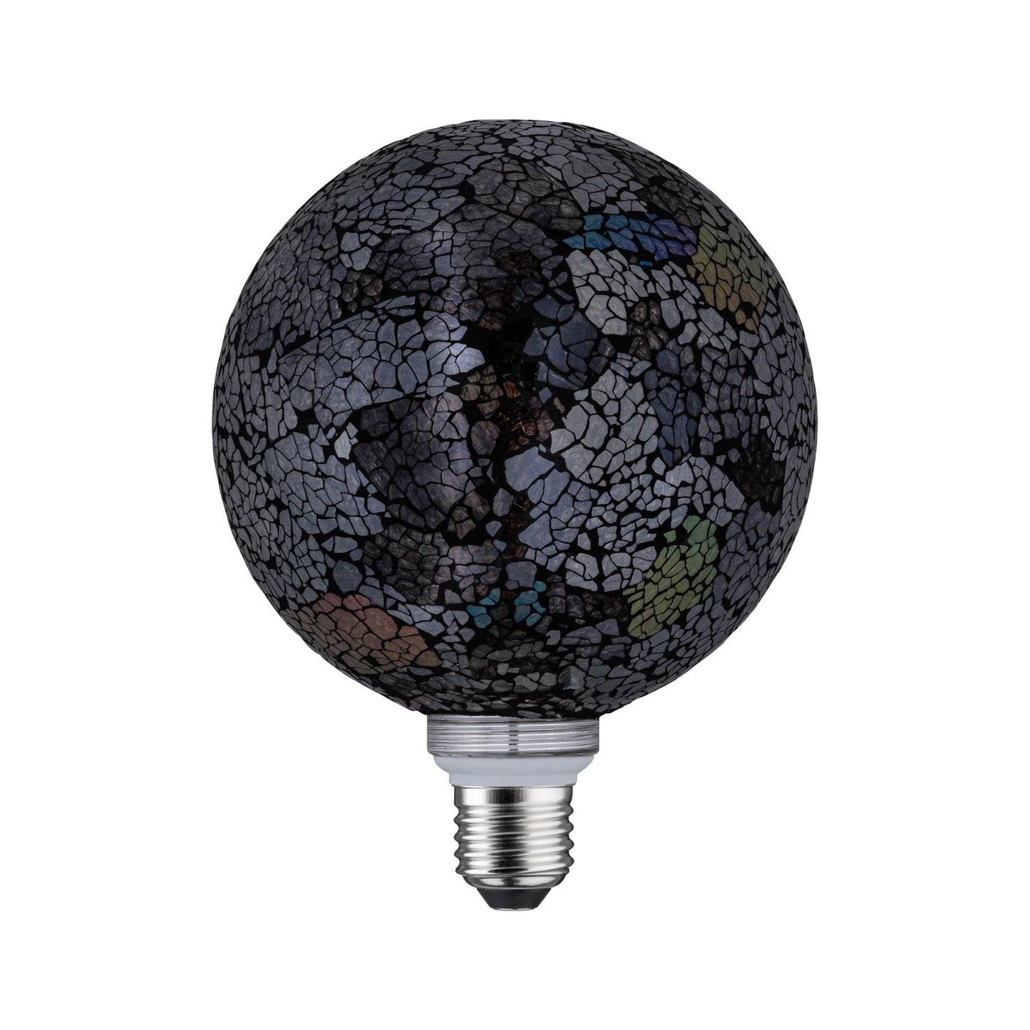 Paulmann LED G125 Miracle Mosaic 470lm black dim E27 2700K 230V