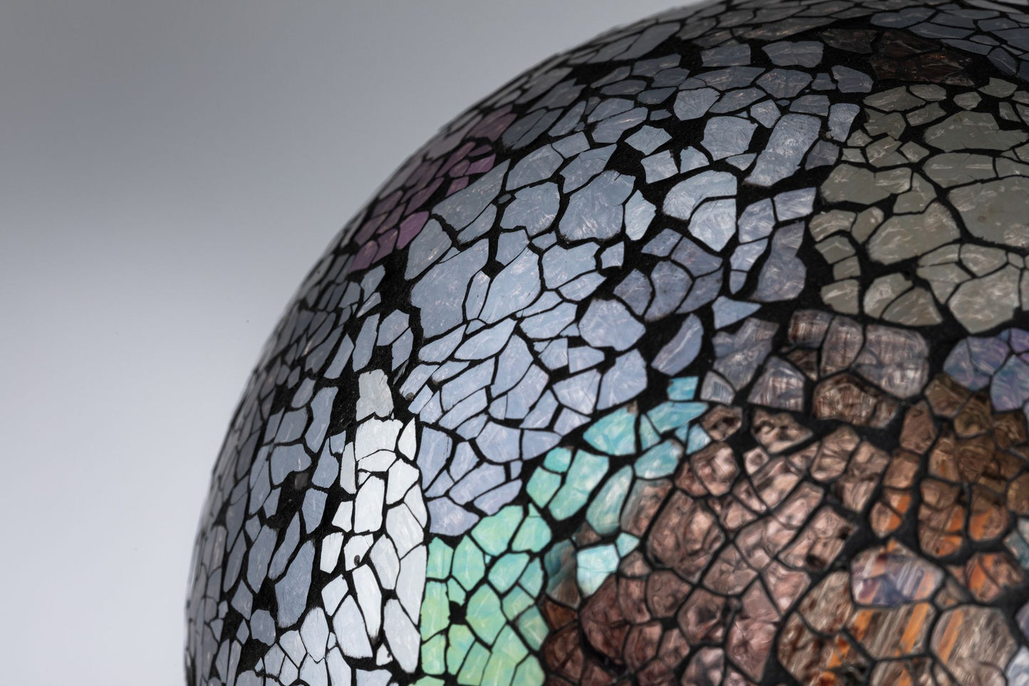 Paulmann LED G125 Miracle Mosaic 470lm black dim E27 2700K 230V