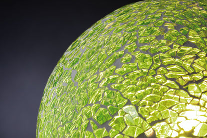 Paulmann LED G125 Miracle Mosaic 470lm green dim E27 2700K 230V