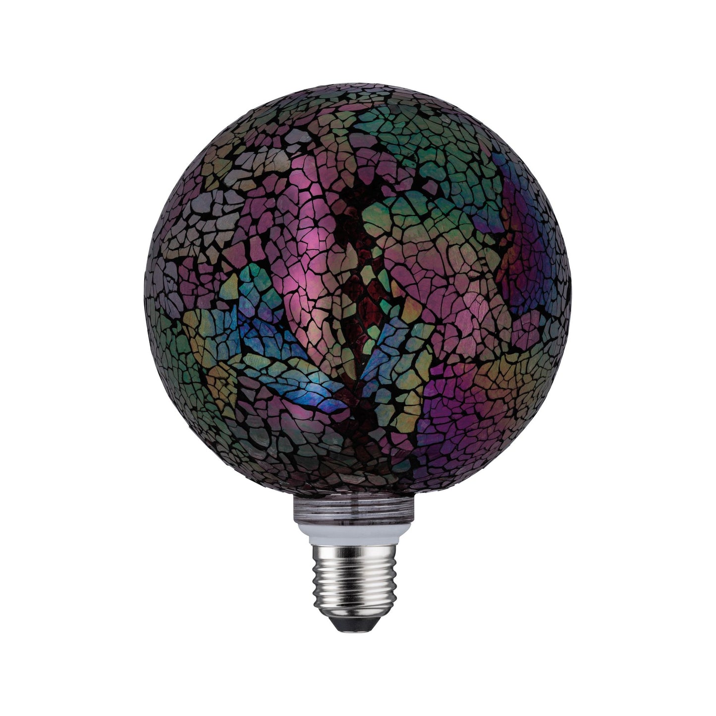 Paulmann LED G125 Miracle Mosaic 470lm red dim E27 2700K 230V