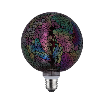 Paulmann LED G125 Miracle Mosaic 470lm red dim E27 2700K 230V